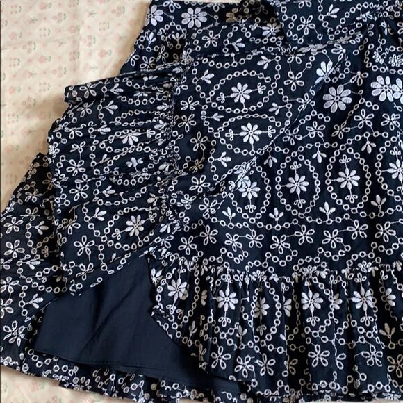 NWT KATE SPADE Shore Thing Eyelet Wrap Skirt SIZE 0 - Picture 7 of 13
